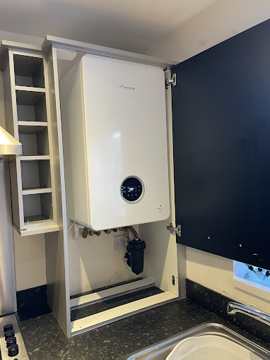 A newly installed boiler by Warm Care
